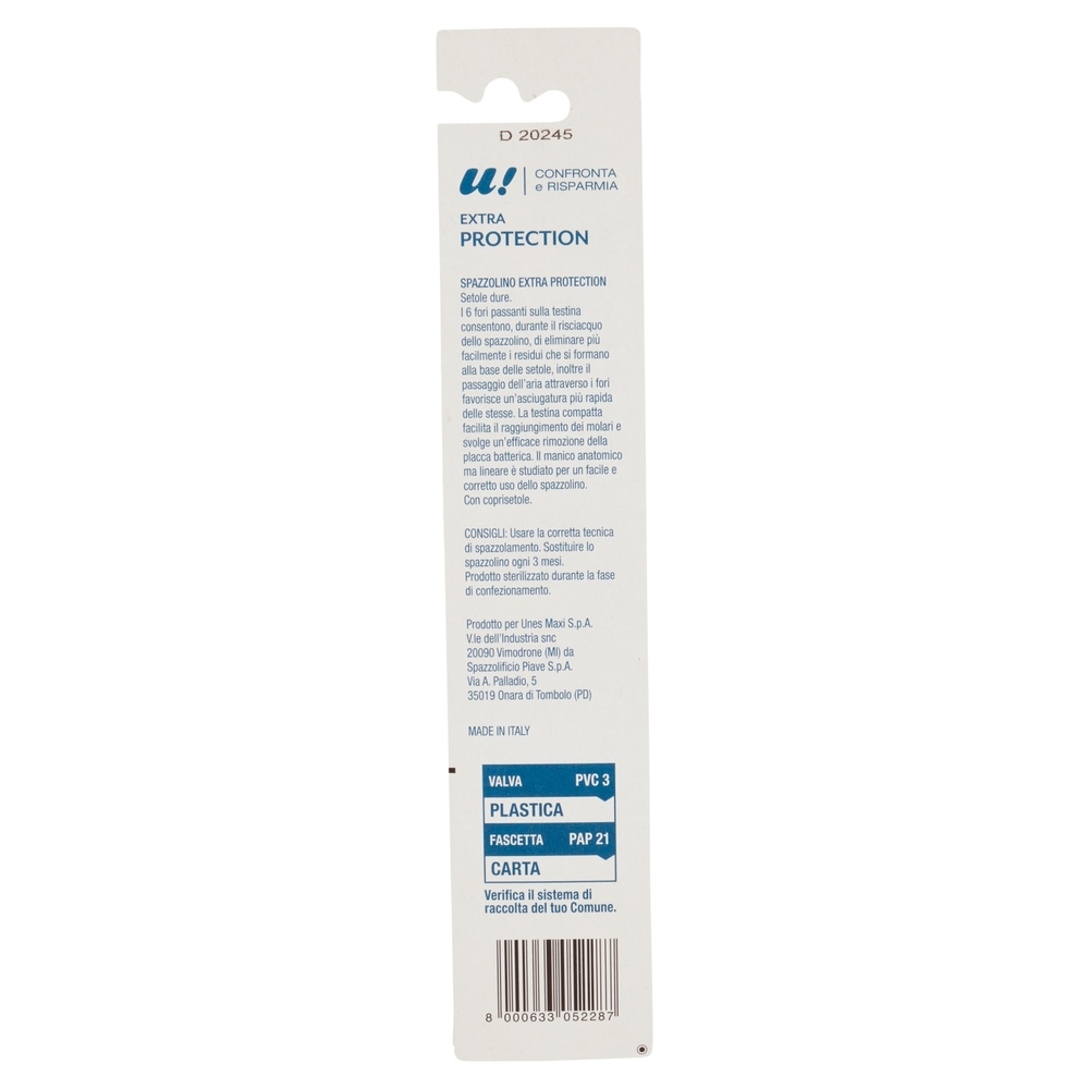 Spazzolino Extra Protection Setole Dure U! Confronta e Risparmia